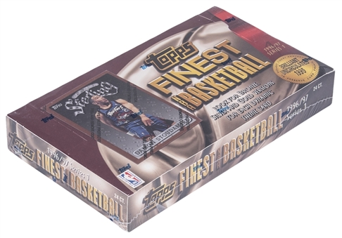 1996/97 Topps Finest Basketball Series 1 Unopened Factory-Sealed Hobby Box (24 Packs)
